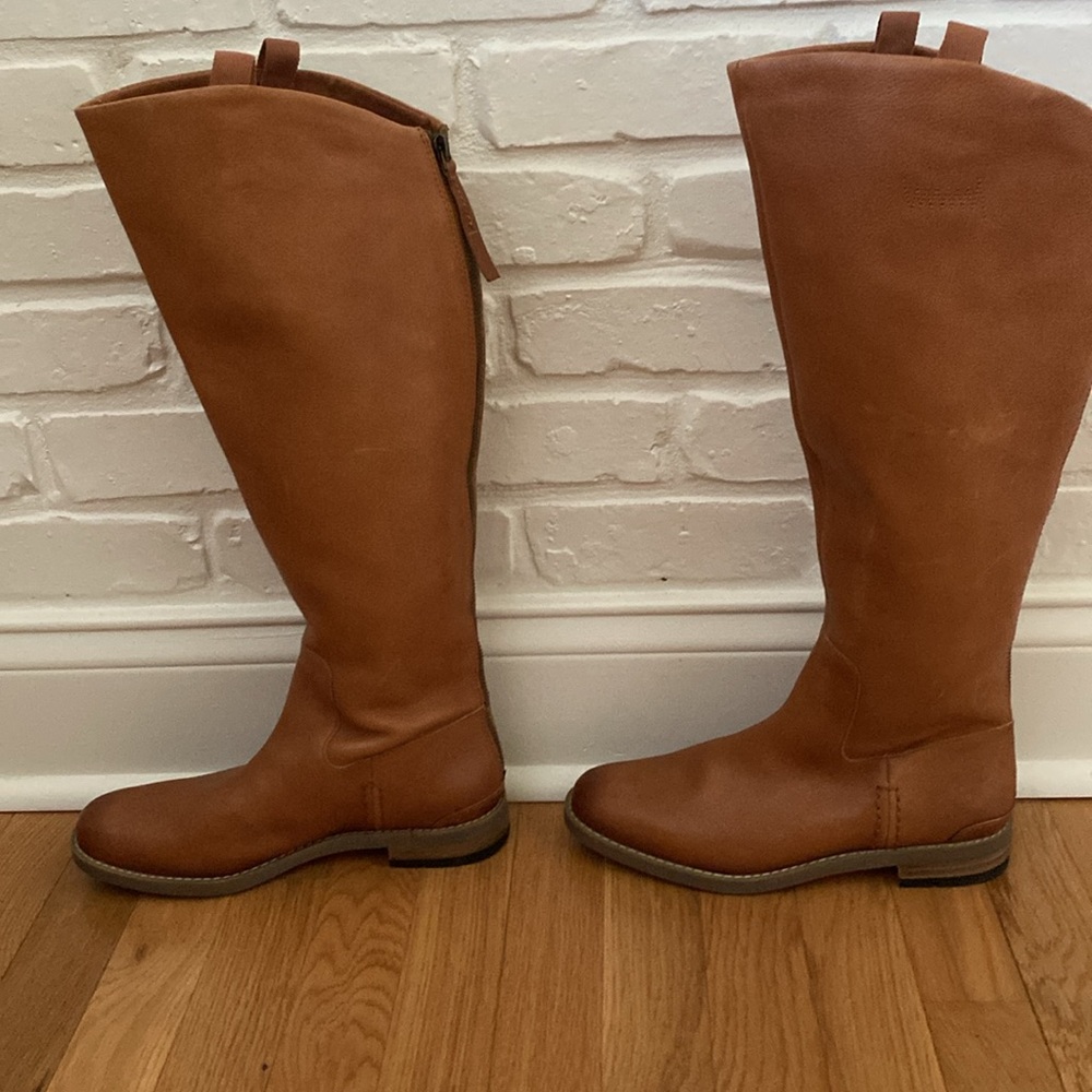 Franco Sarto Women's Meyer Camel Knee High Flat Boot - 8.5 - Picture 2 of 16